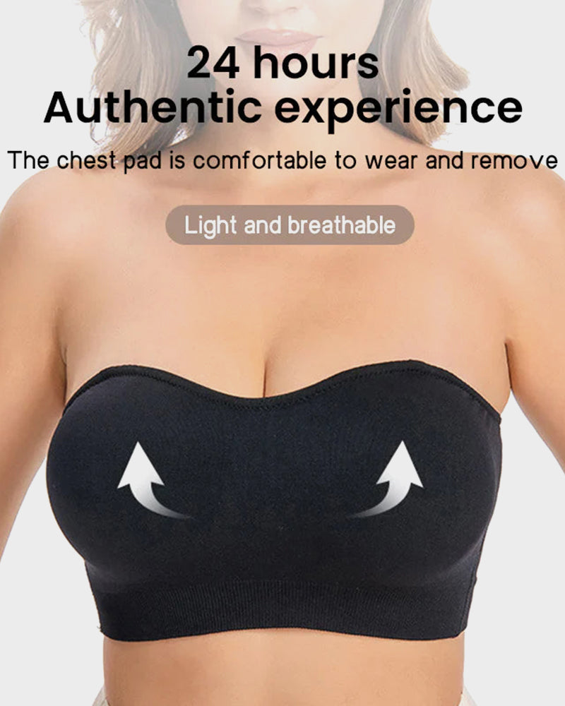 Wireless Strapless Bandeau Bra 