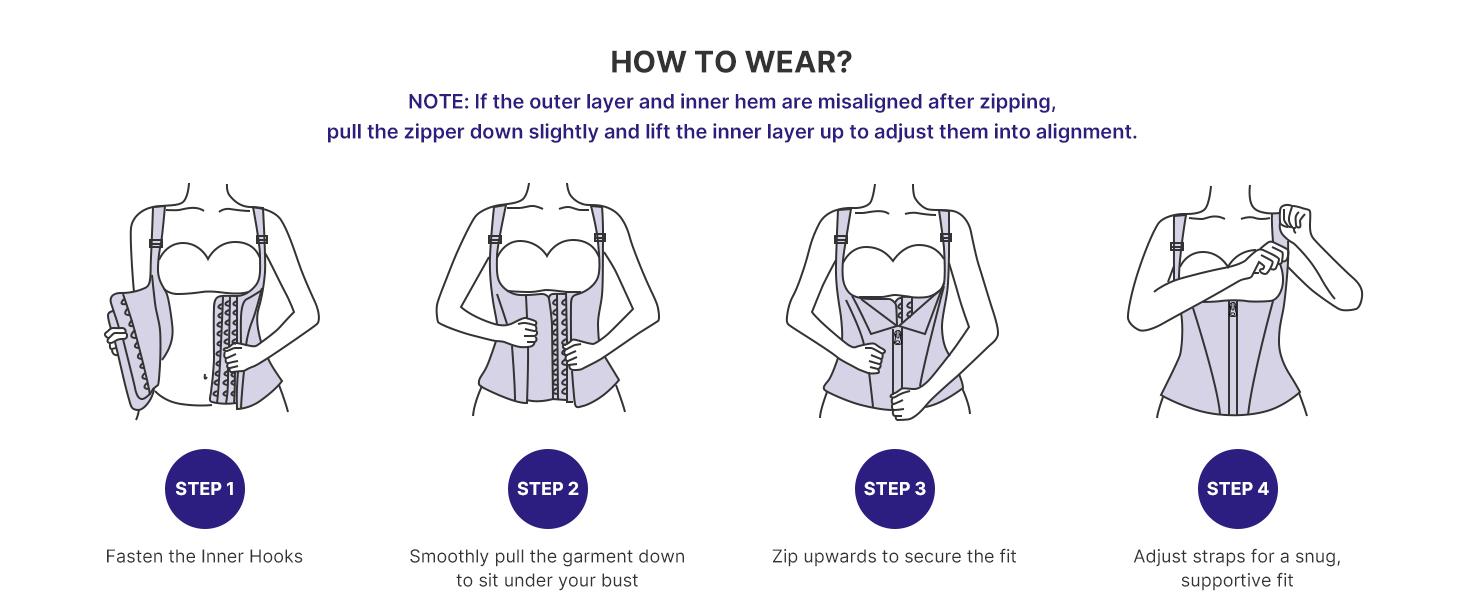 Nordyx™Midjeformende shapewear med justerbare skulderstropper og effektiv magestøtte