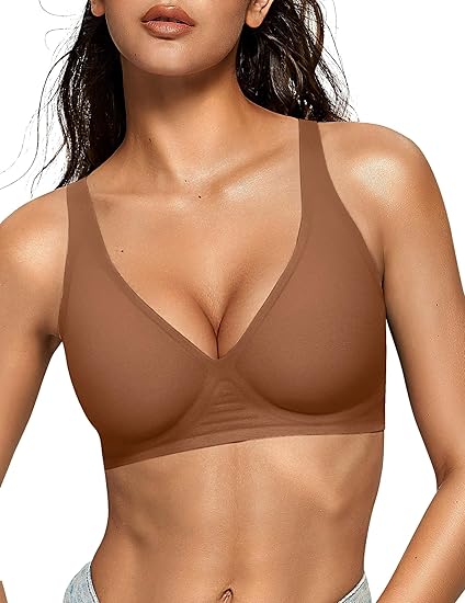 Deep V Jelly Bra No Underwire