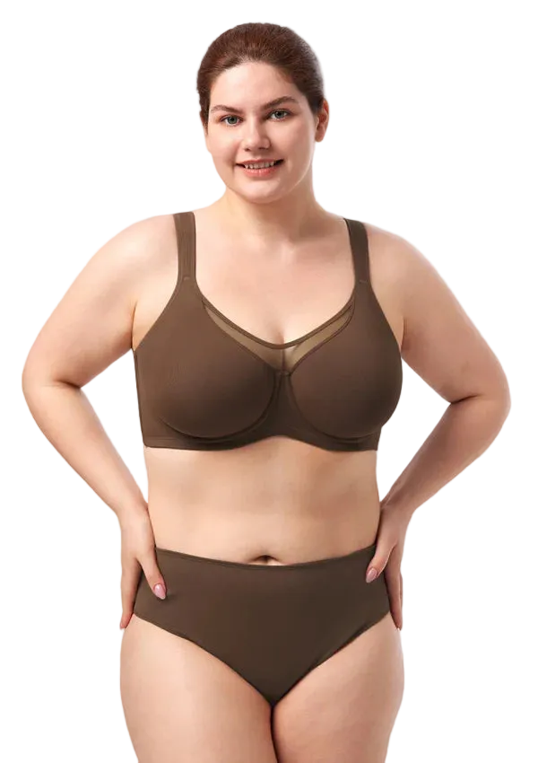 SCULPTD Bra: Cooling Full Coverage Minimizer Bra - SCULPTD
