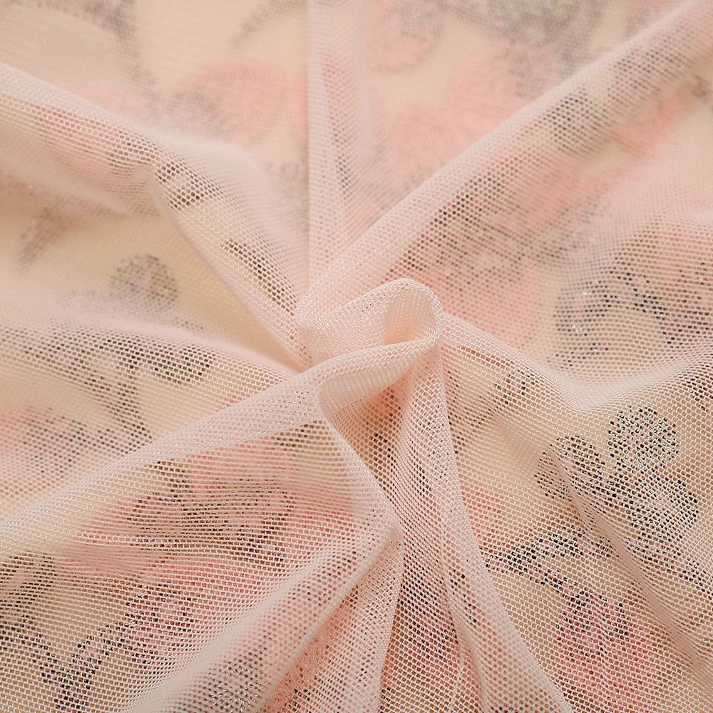 Model BS229Cross Hollow Crotchless Fishnet Bodysuits-lovelira