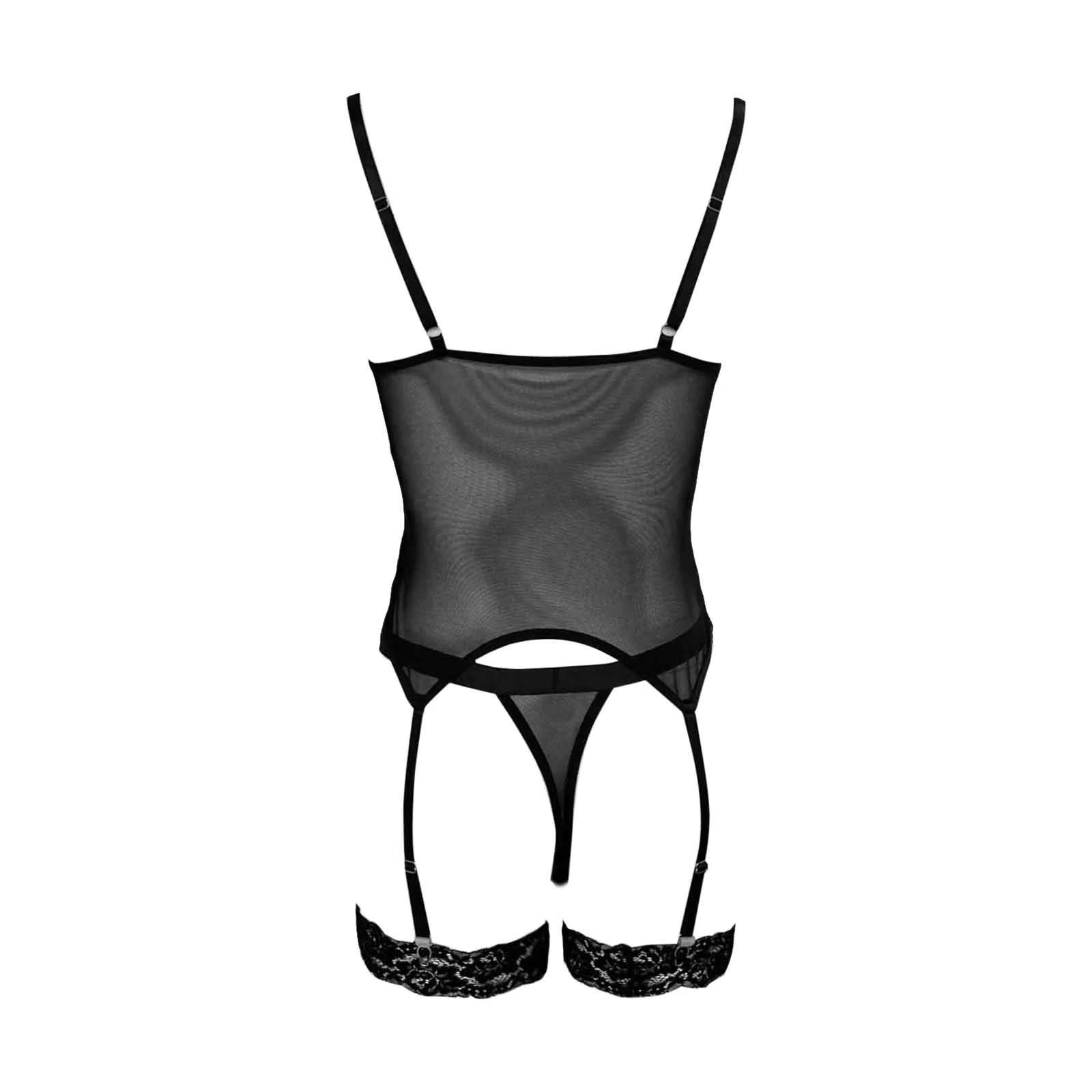 Sexy Lingerie For Women Lace Corset Outfits Garter Lingerie Sets Crotchless Bodysuit