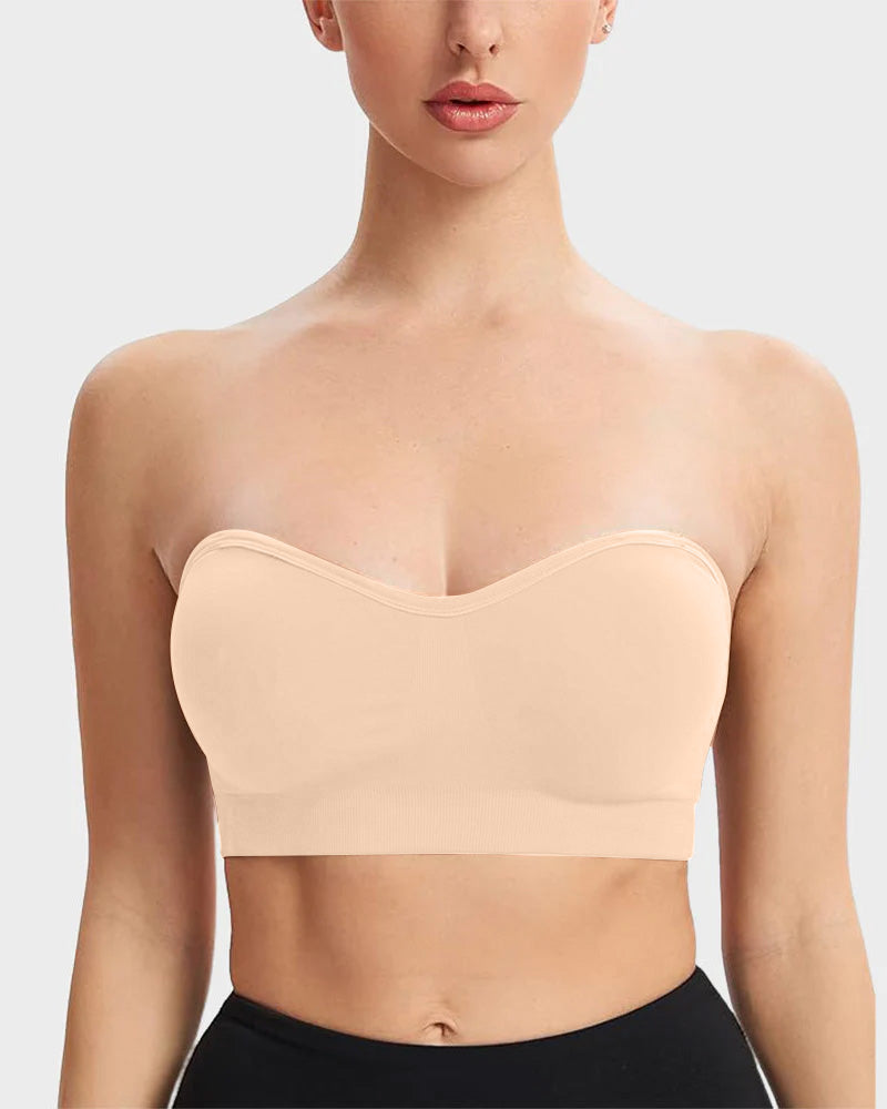 Wireless Strapless Bandeau Bra 
