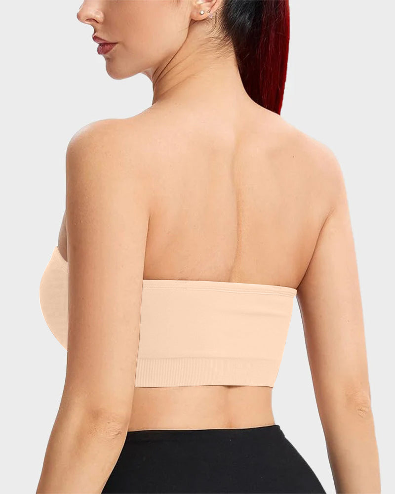 Wireless Strapless Bandeau Bra 