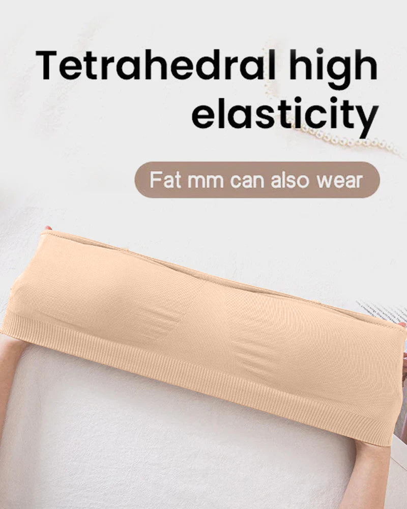 Wireless Strapless Bandeau Bra 