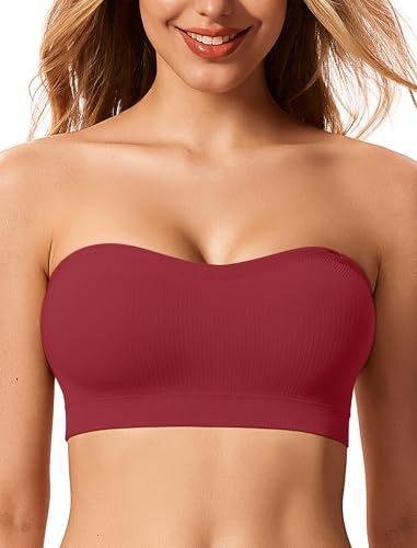 Wireless Strapless Bandeau Bra 