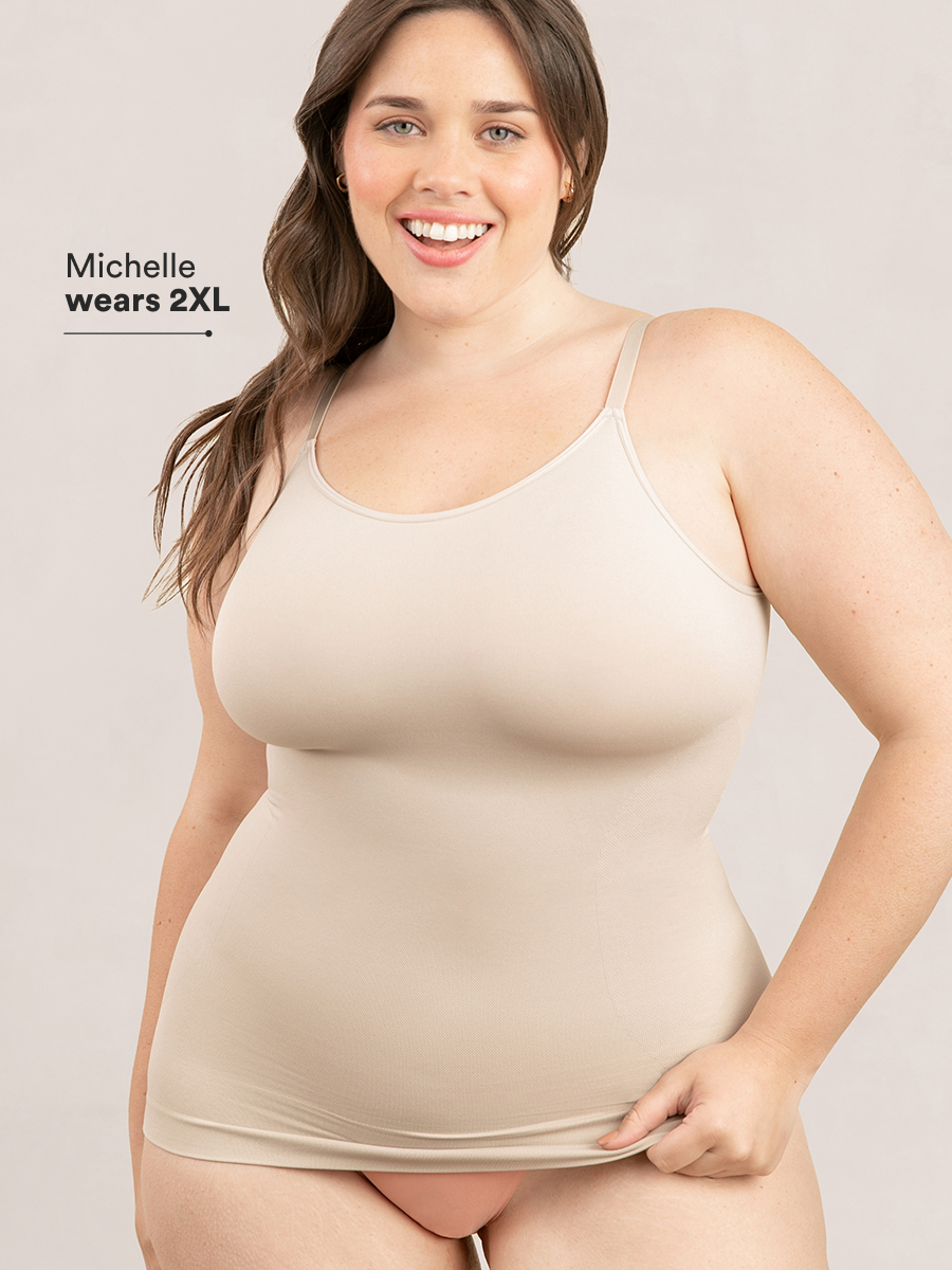 2XL shapermint shapewear cami tummy control tank top