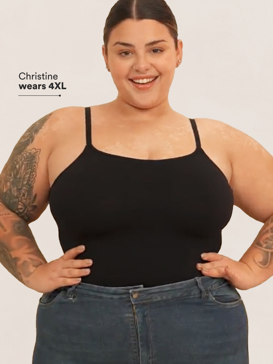 Plus size shapermint cami