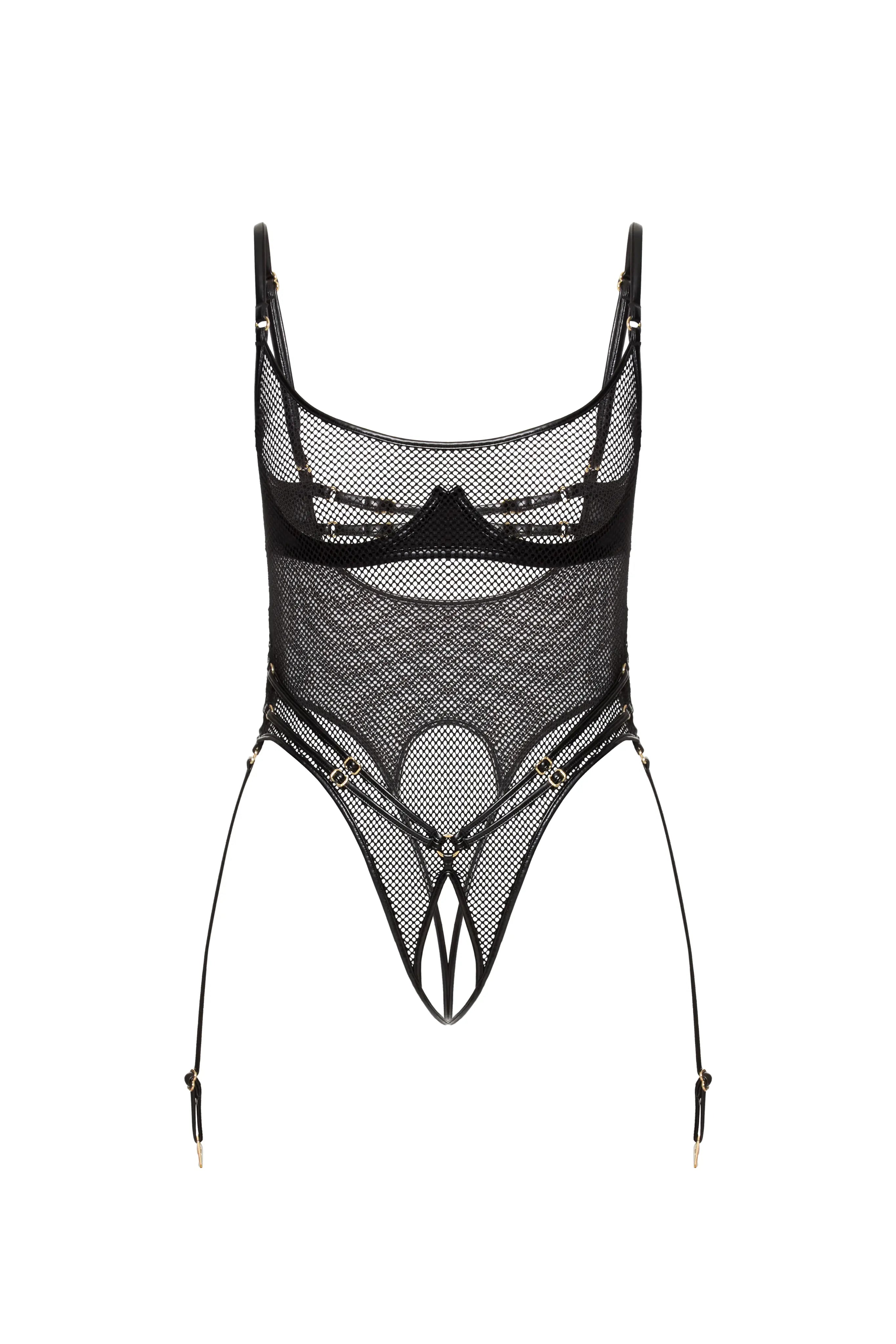 Romy Crotchless Bodysuit-lovelira