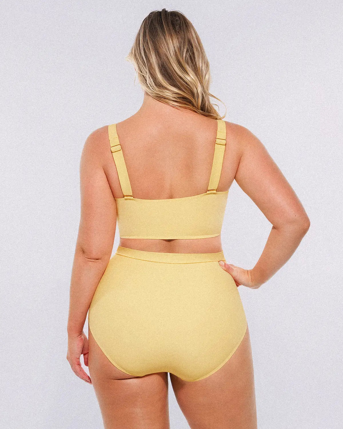 Smart Sculpt™ Twist-Front Bikini Top & High-Waisted Bottom Set