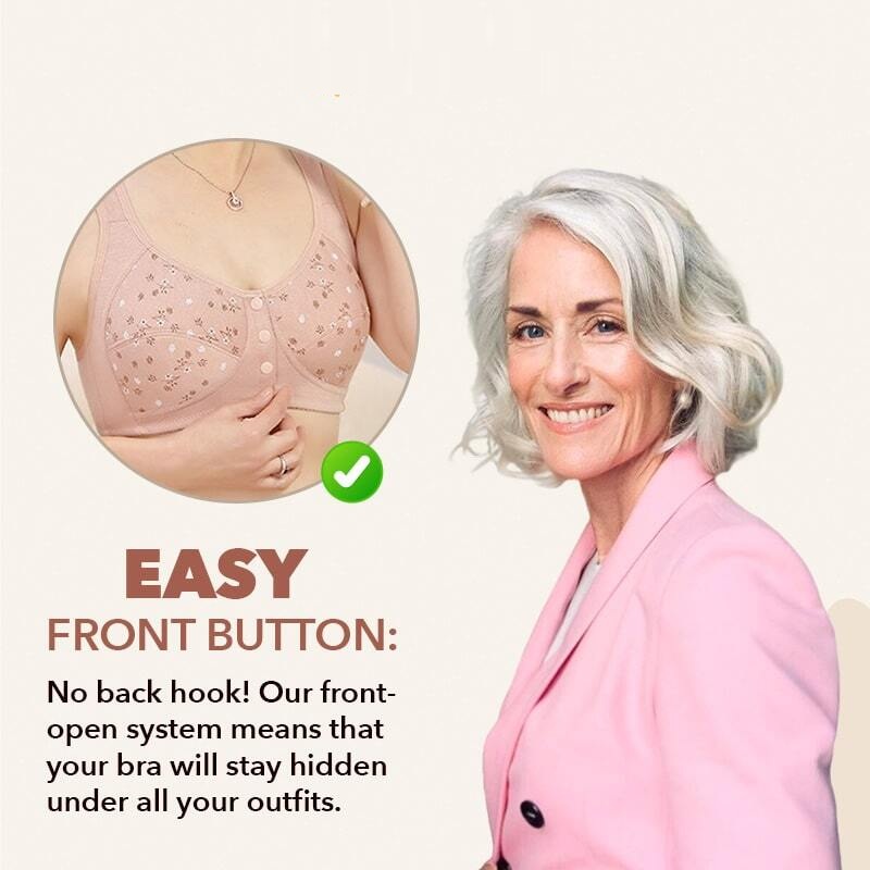 🔥HOT SALE 🔥Comfortable & Convenient Front Button Bra