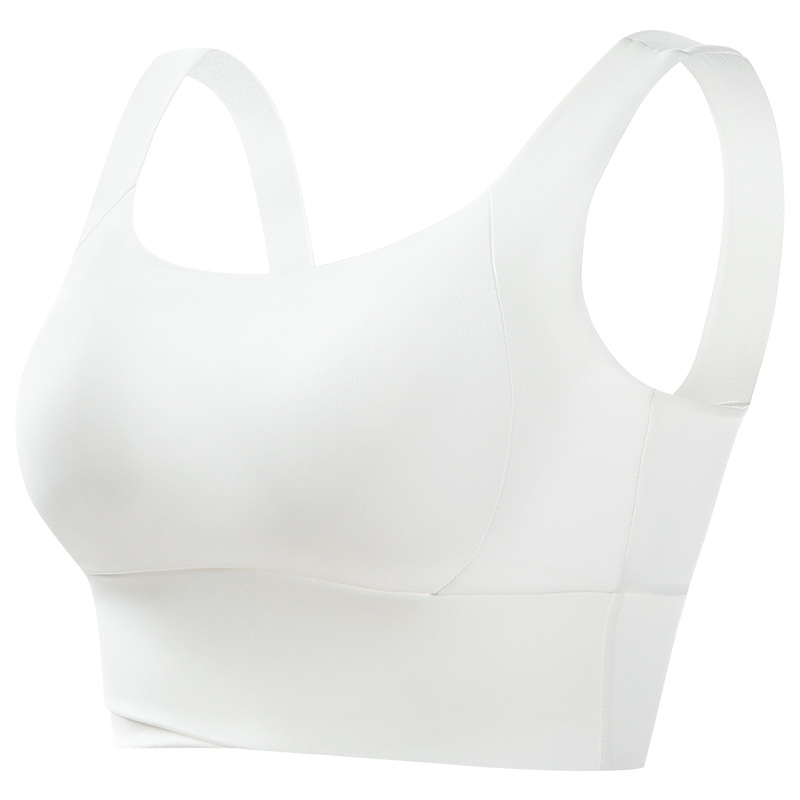 No-rim sexy gathered yoga one-piece sports bra