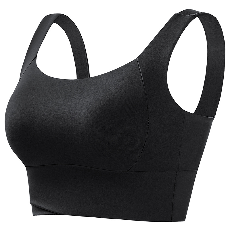 No-rim sexy gathered yoga one-piece sports bra