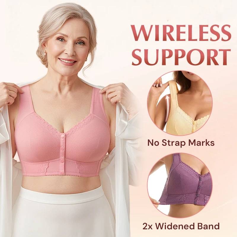 LAST DAY SALE 70% OFF - Front Closure Breathable Bra for Seniors