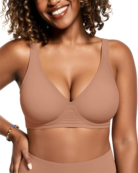 Deep V Jelly Bra No Underwire