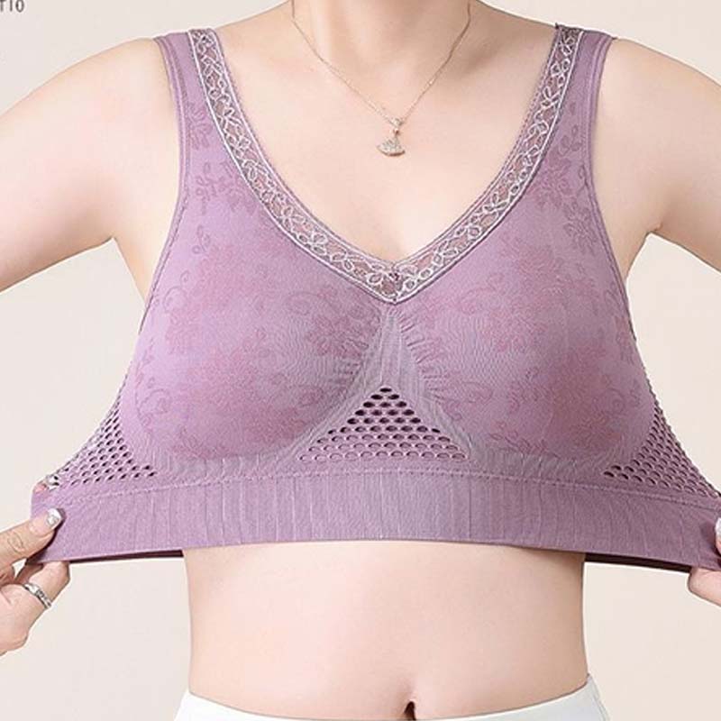 🌸 Sale 70% OFF🔥High-Support Wireless Lace Bra for Women