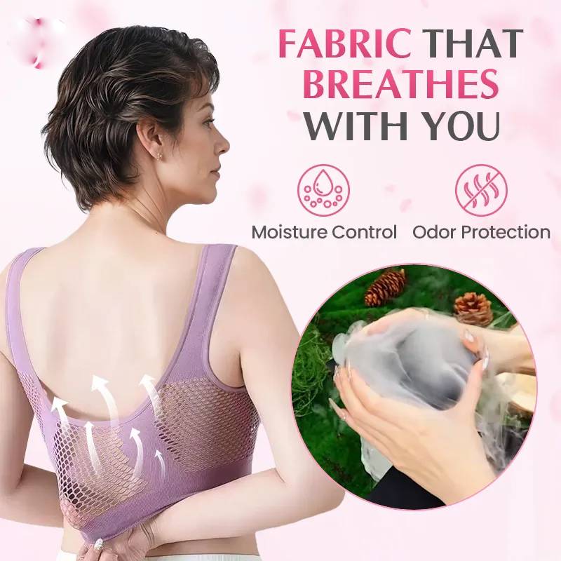 🌸 Sale 70% OFF🔥High-Support Wireless Lace Bra for Women