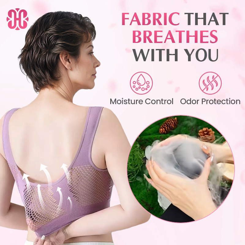 🌸 Sale 70% OFF🔥High-Support Wireless Lace Bra for Women