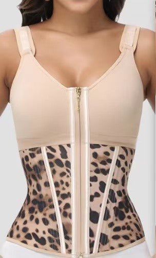 WAIST SHAPEWEAR WITH BRA TUMMY CONTROL GIRDLE WORKOUT SHAPEWEAR WITH ADJUSTABLE SHOULDER STRAP - LUNA