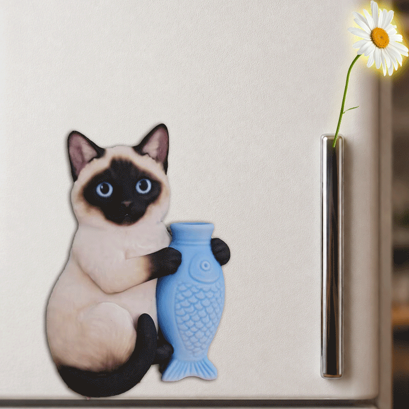 Custom 3D Relief Cartoon Fridge Magnet | Customizable with Pet Photos