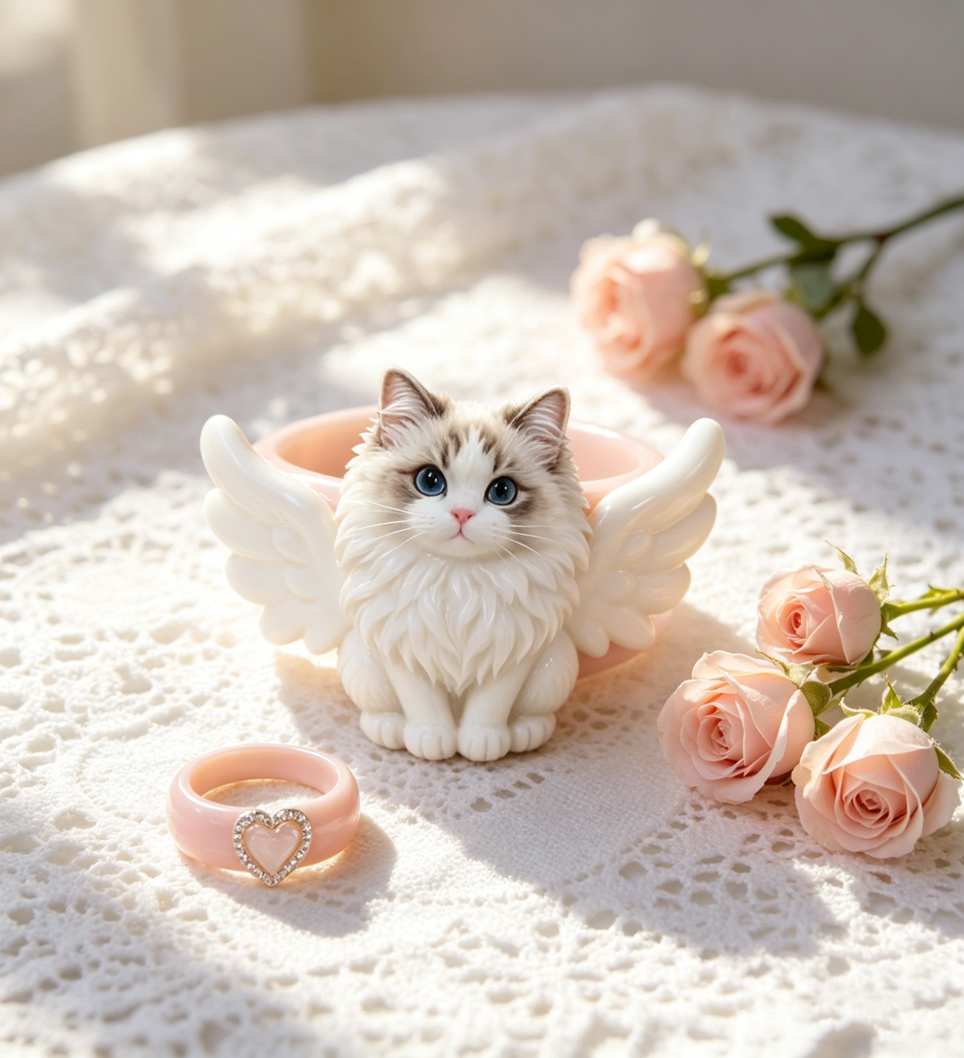 Personalized 3D figurine rings, custom commemorative jewelry, and meaningful gifts for couples.