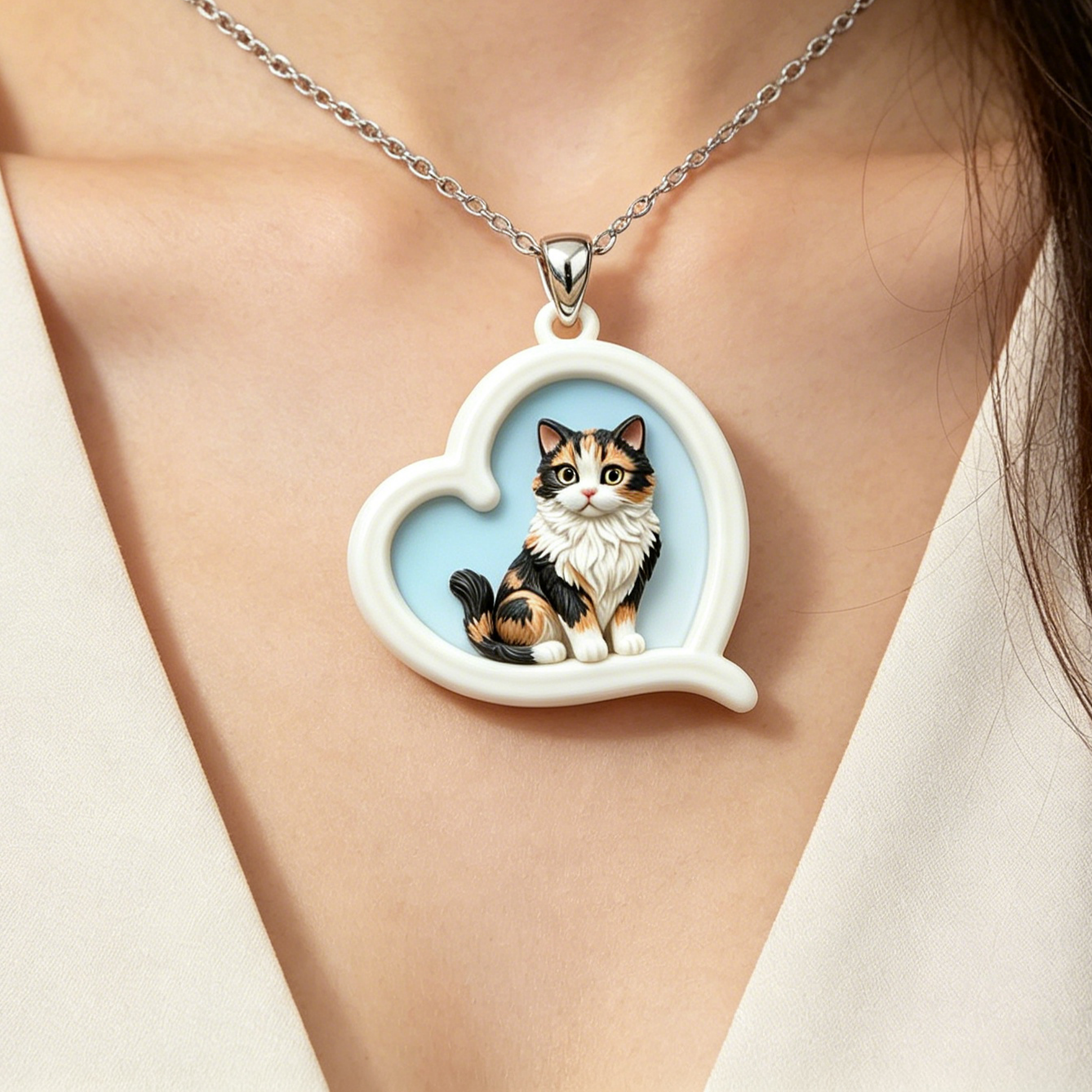 Personalized necklaces, customizable pet pendants, dog and cat portrait necklaces, commemorative gifts, and the perfect present for pet lovers.