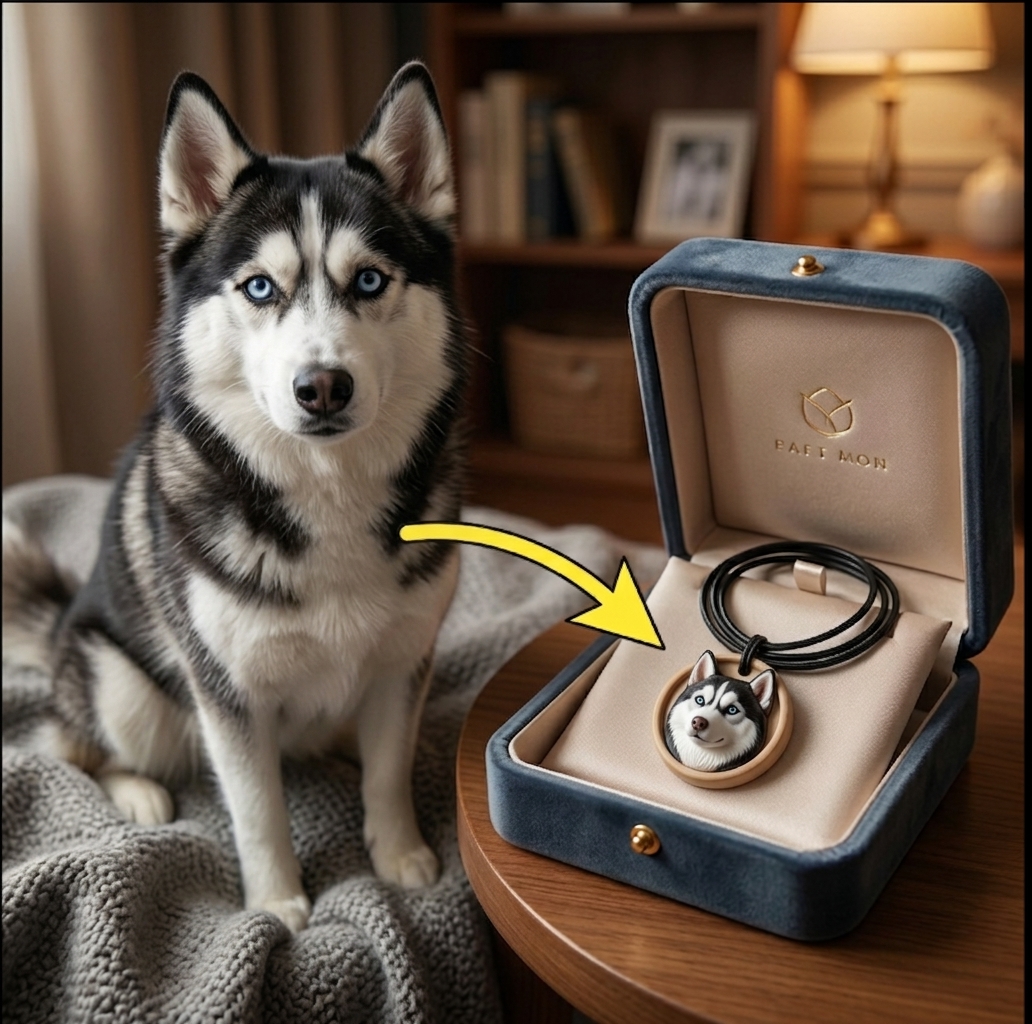 Personalized pet necklaces, customizable pet pendants, dog and cat portrait necklaces, commemorative gifts, and the perfect present for pet lovers.