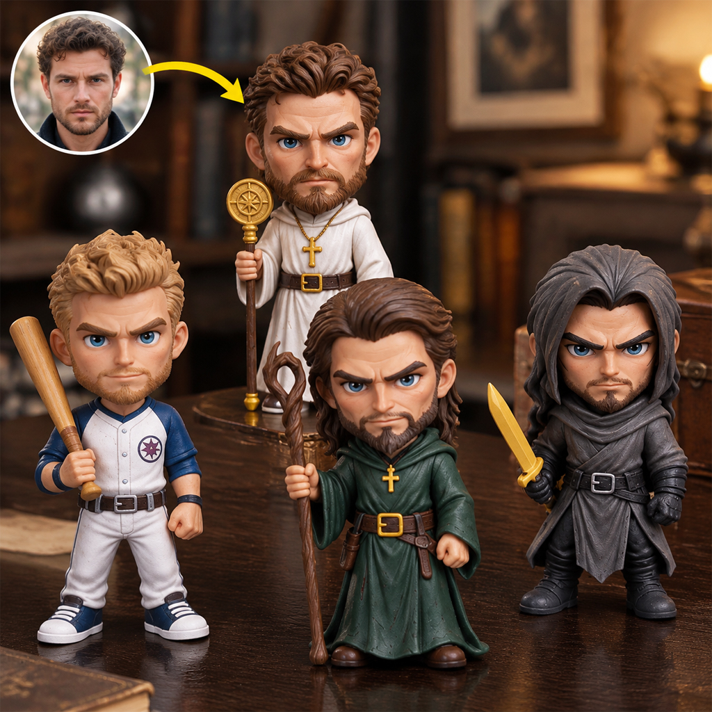 Custom 3D Character Fantasy RPG Figures