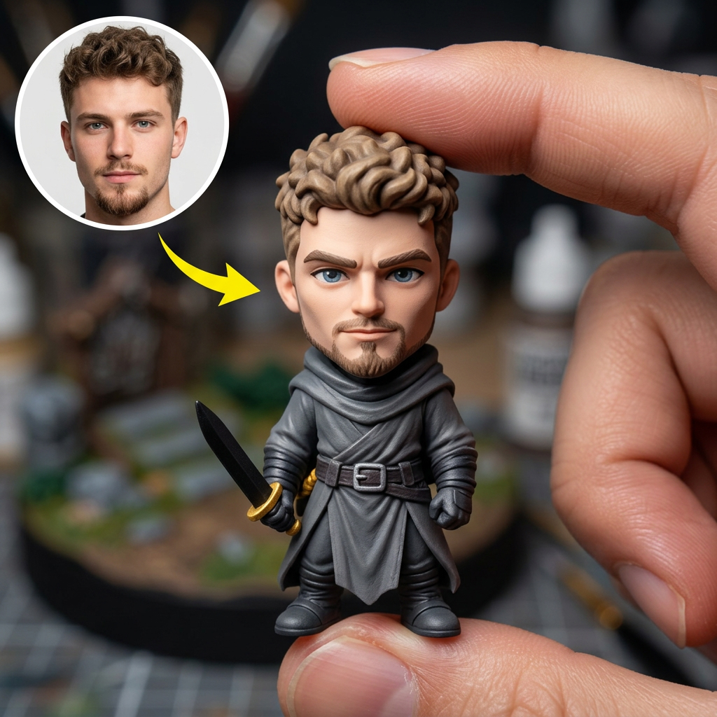Custom 3D Character Fantasy RPG Figures
