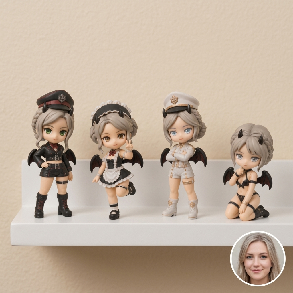 Customizable Anime Desk Figurine – Multiple Styles