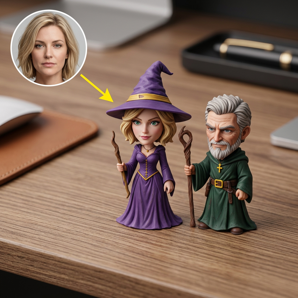 Custom 3D Character Fantasy RPG Figures