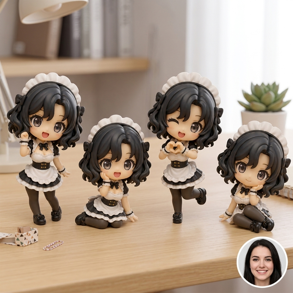 Customizable Anime Desk Figurine – Multiple Styles