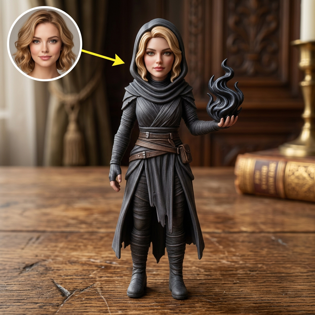 Custom 3D Character Figurine - Elemental Abilities