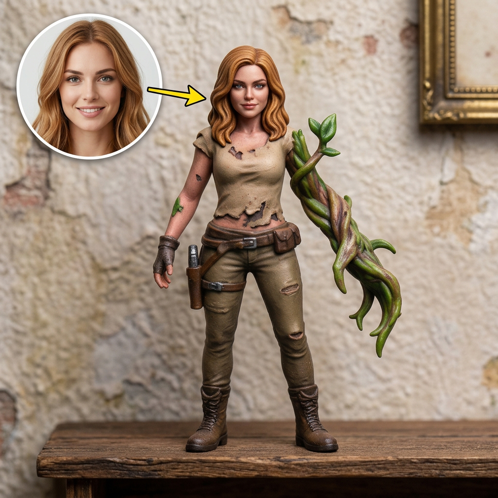 Custom 3D Character Figurine - Elemental Abilities