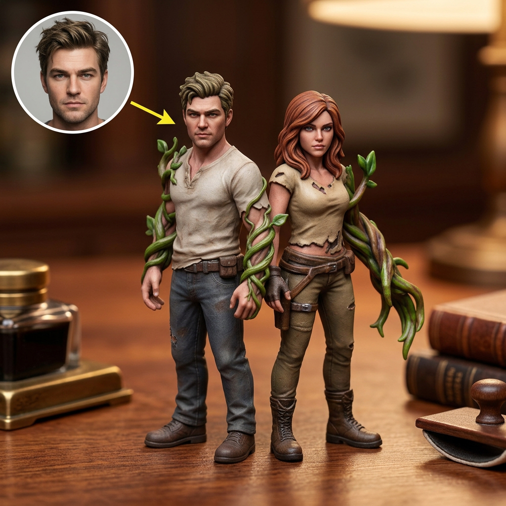 Custom 3D Character Figurine - Elemental Abilities