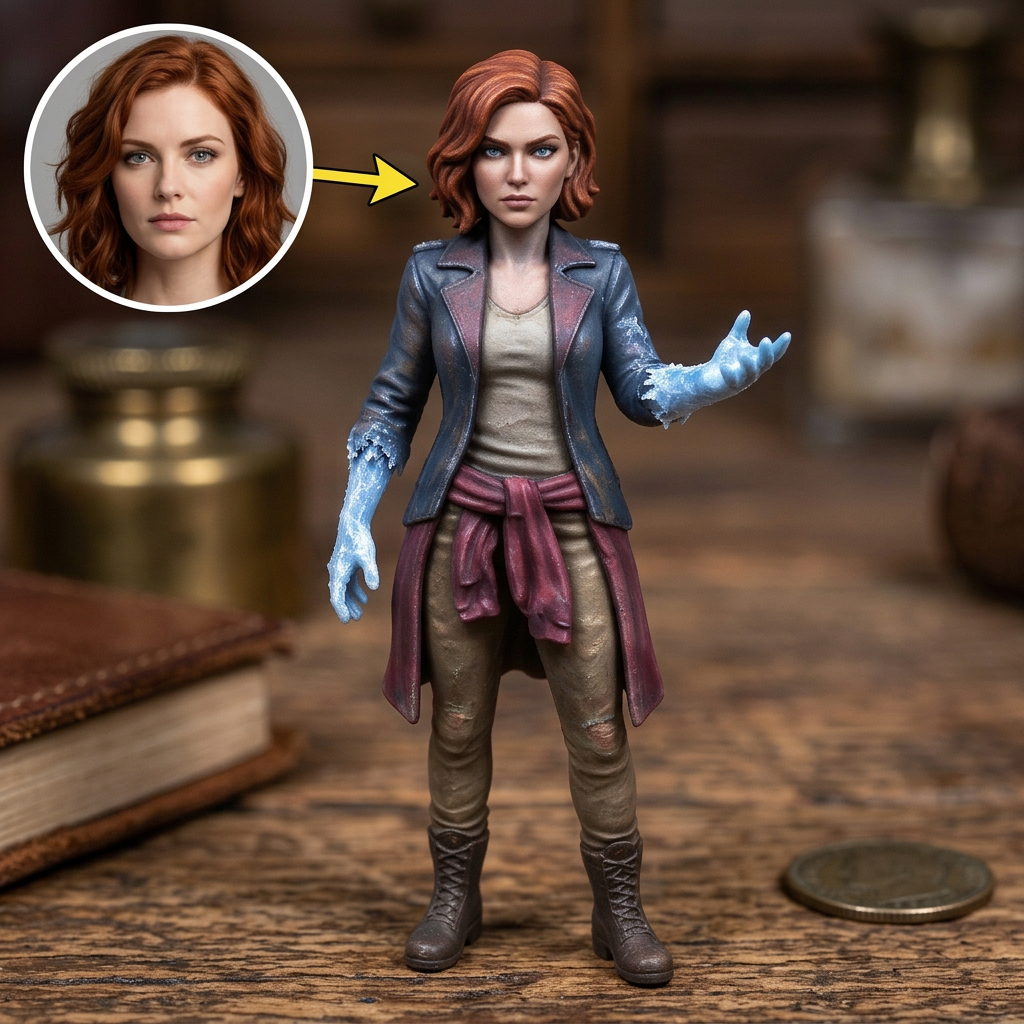 Custom 3D Character Figurine - Elemental Abilities