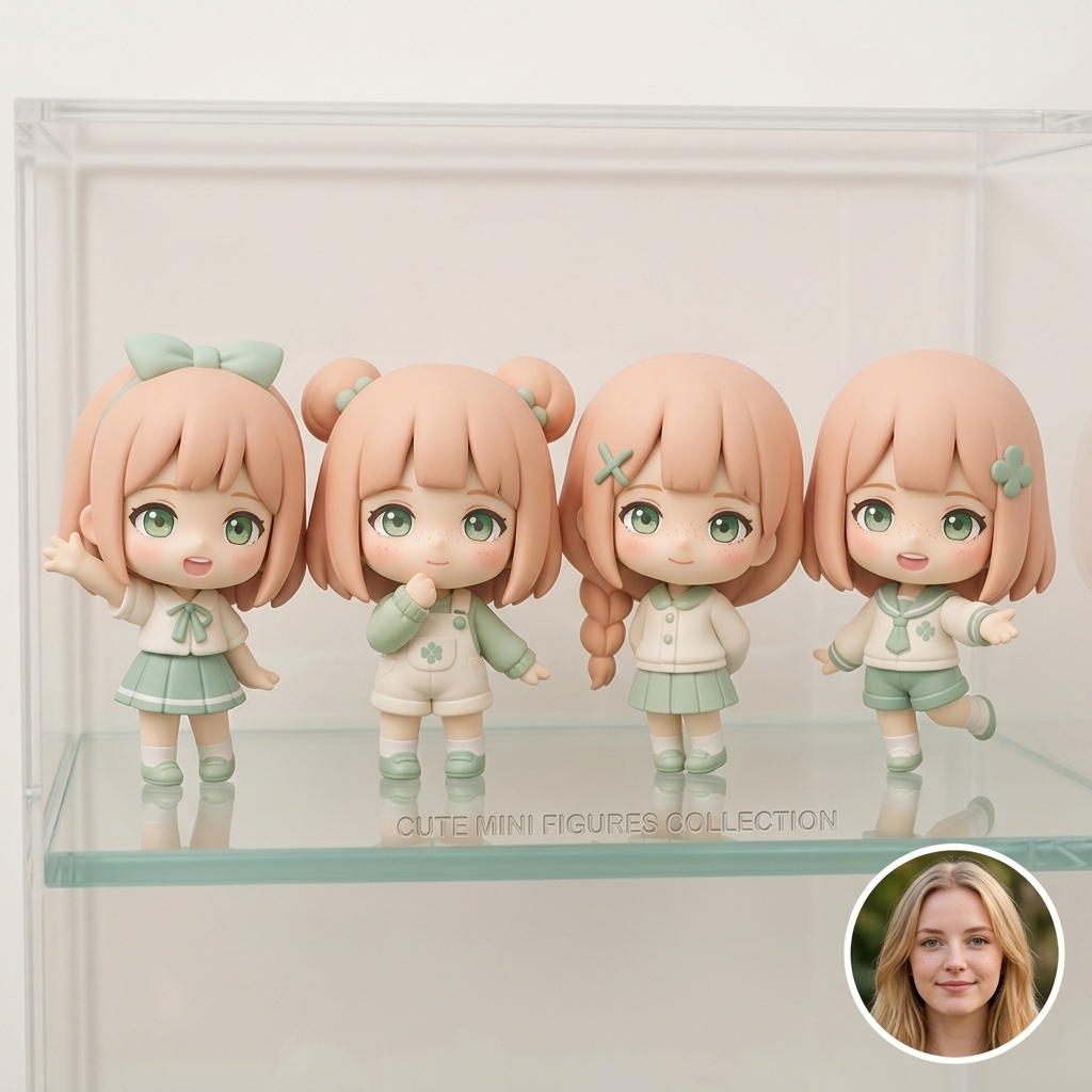 Customizable Anime Desk Figurine – Multiple Styles