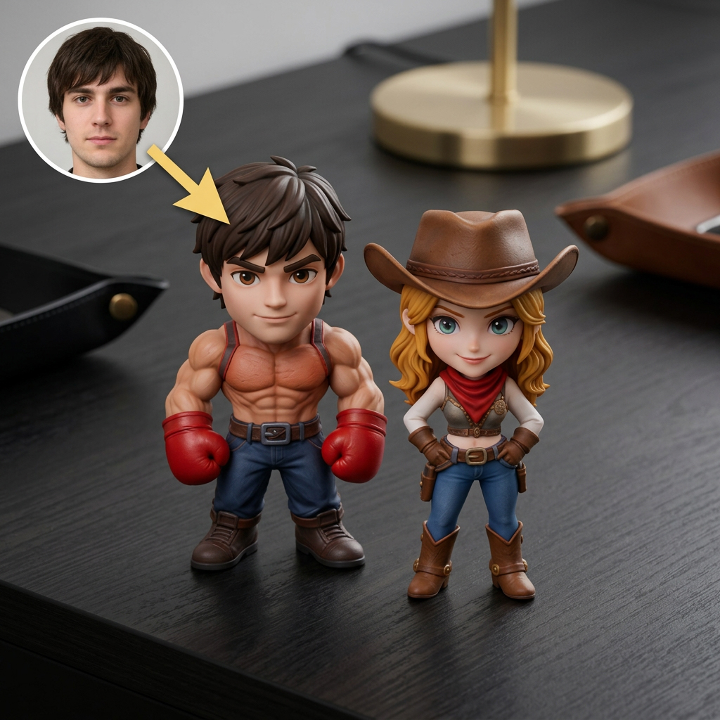 Custom 3D Character Fantasy RPG Figures