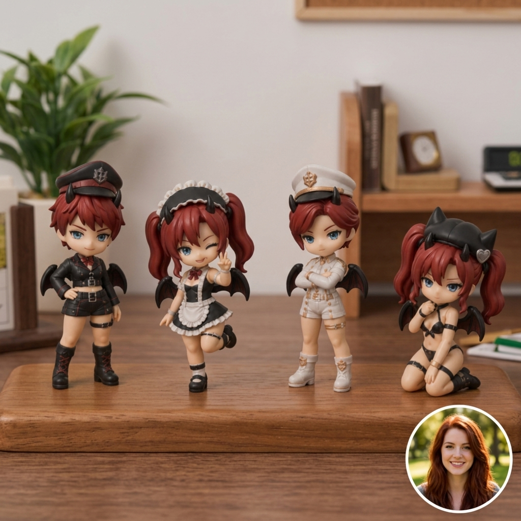 Customizable Anime Desk Figurine – Multiple Styles