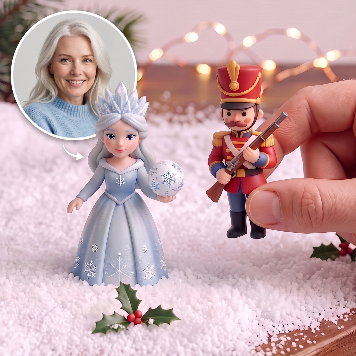 Custom 3D Christmas Character Figures Figurine