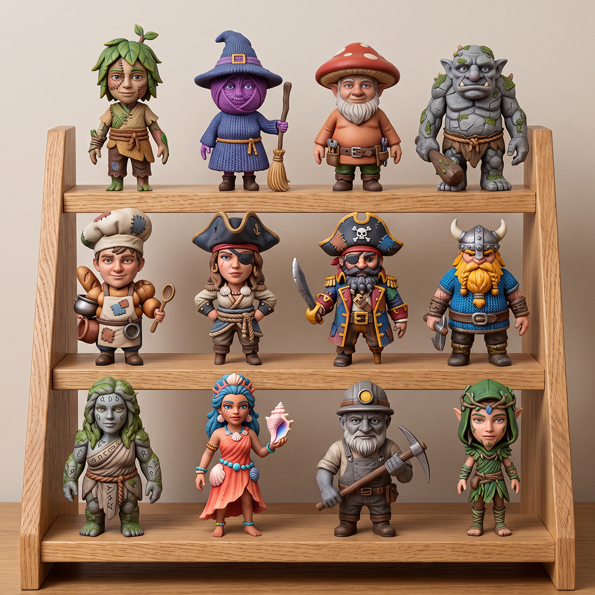Custom 3D Cartoon Figurine - Fantasy Style