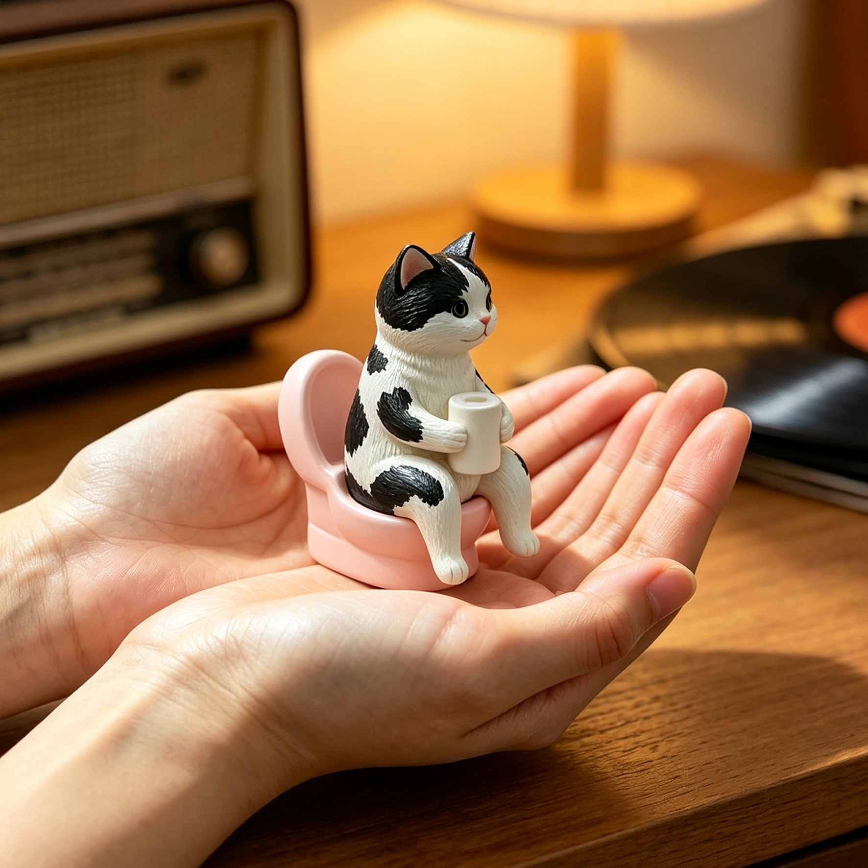 Cute 3D Custom Mini Ornaments of Characters or Pets | Made of resin, compatible with cars and offices, multi-purpose for dashboard/desktop/hanging, cartoon theme, perfect for Valentine's Day gifts.