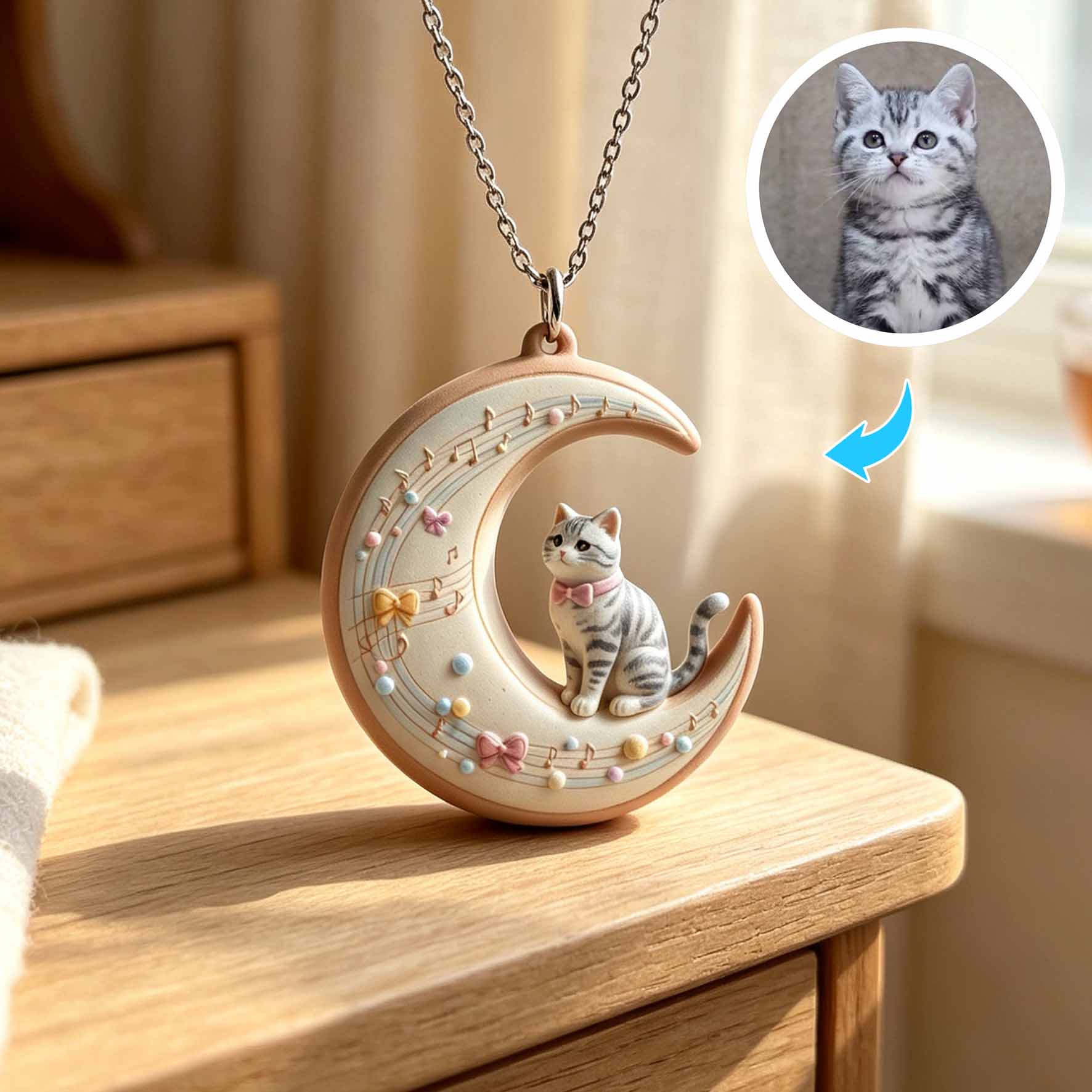 Personalized necklaces, customizable pet pendants, dog and cat portrait necklaces, commemorative gifts, and the perfect present for pet lovers.