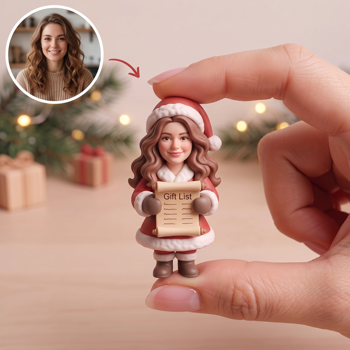 Custom 3D Christmas Character Figures Figurine