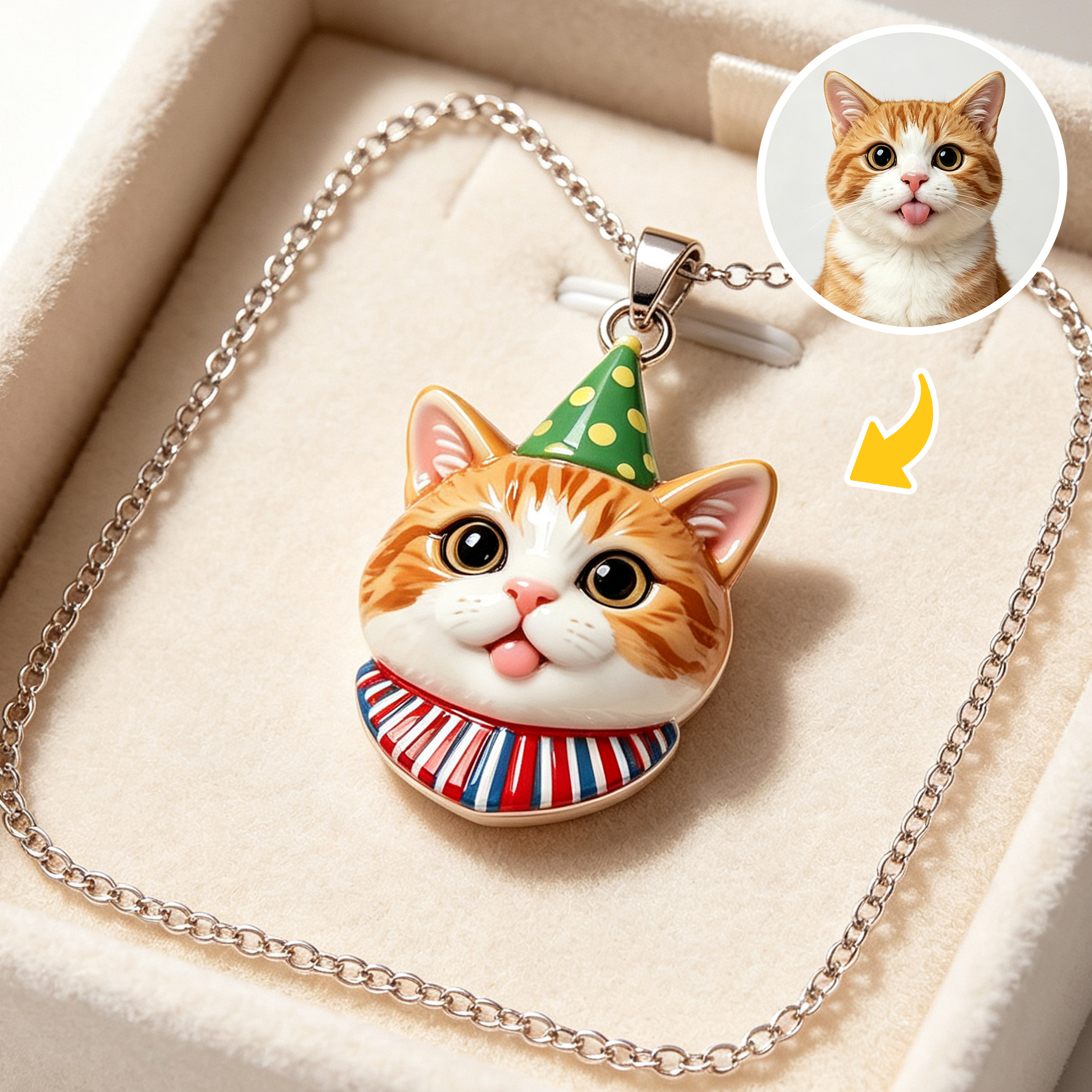 Personalized necklaces, customizable pet pendants, dog and cat portrait necklaces, commemorative gifts, and the perfect present for pet lovers.