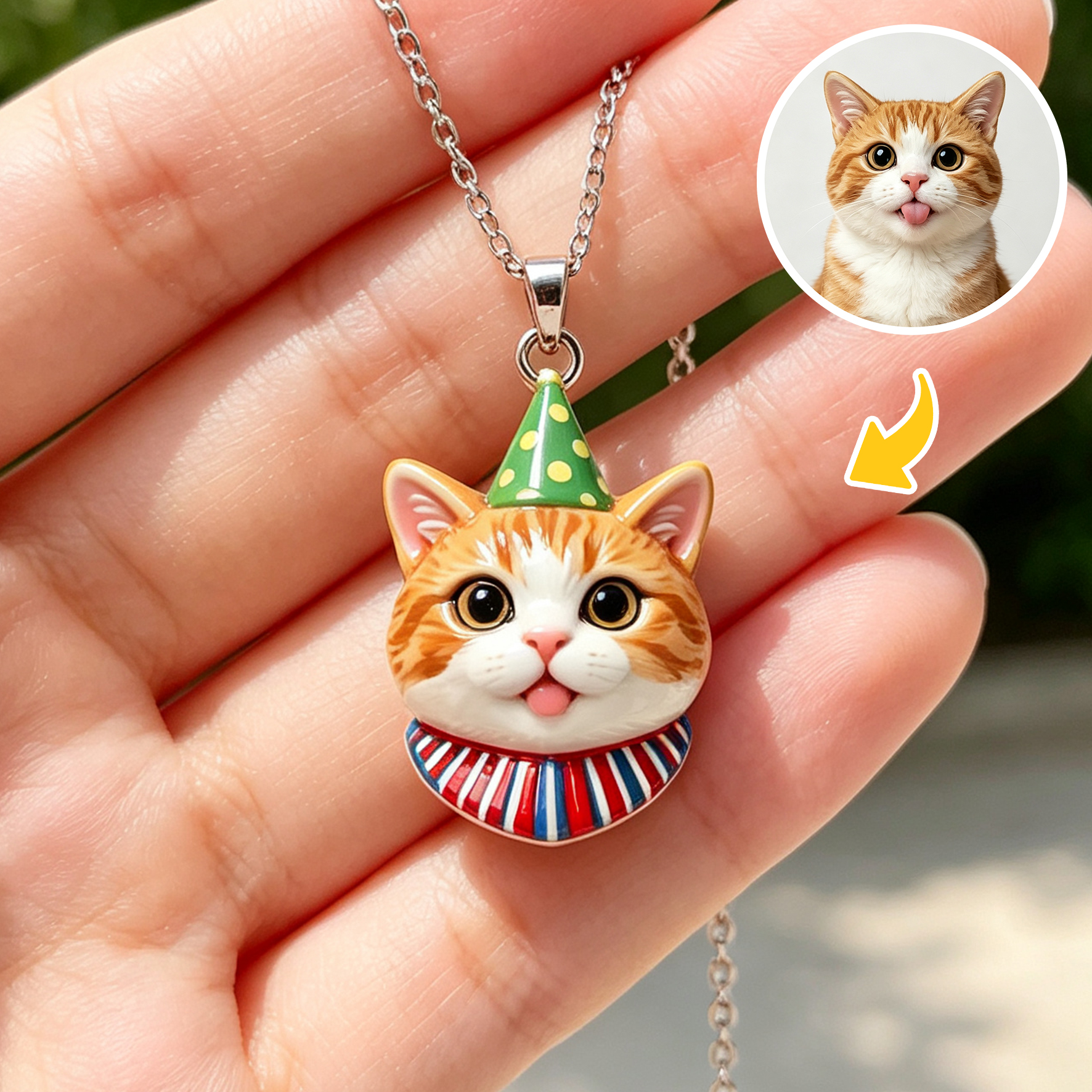 Personalized necklaces, customizable pet pendants, dog and cat portrait necklaces, commemorative gifts, and the perfect present for pet lovers.