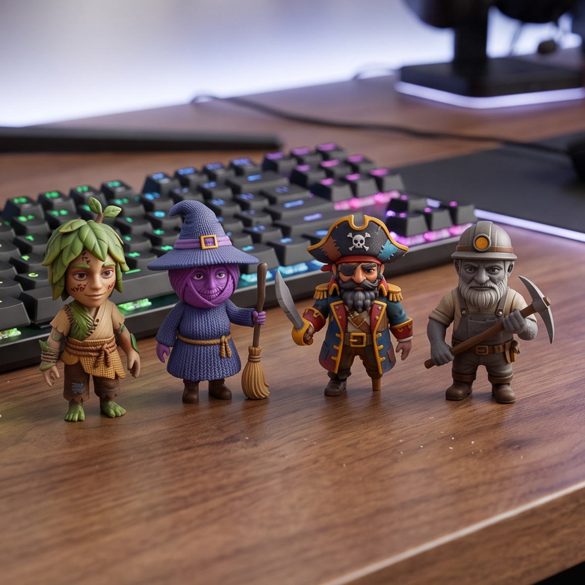 Custom 3D Cartoon Figurine - Fantasy Style