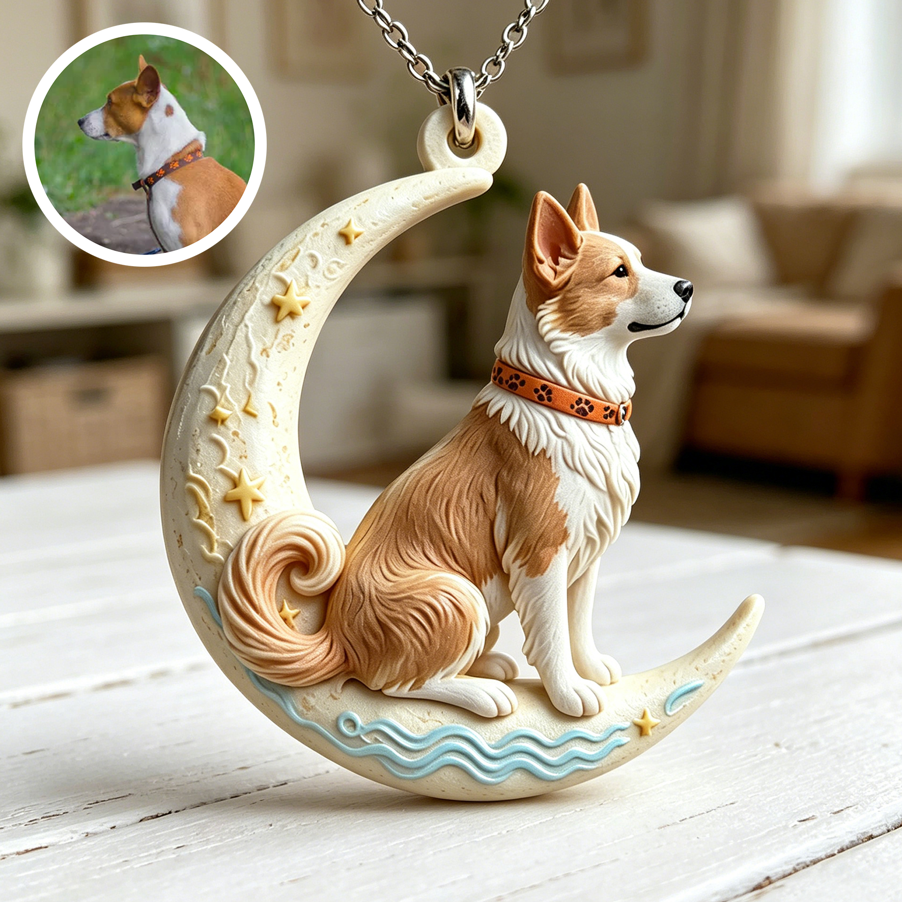Personalized necklaces, customizable pet pendants, dog and cat portrait necklaces, commemorative gifts, and the perfect present for pet lovers.