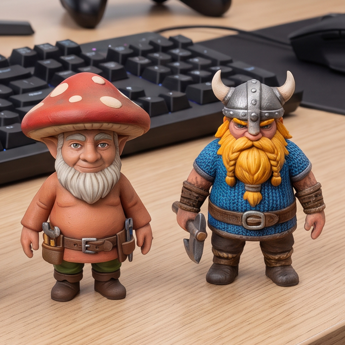 Custom 3D Cartoon Figurine - Fantasy Style