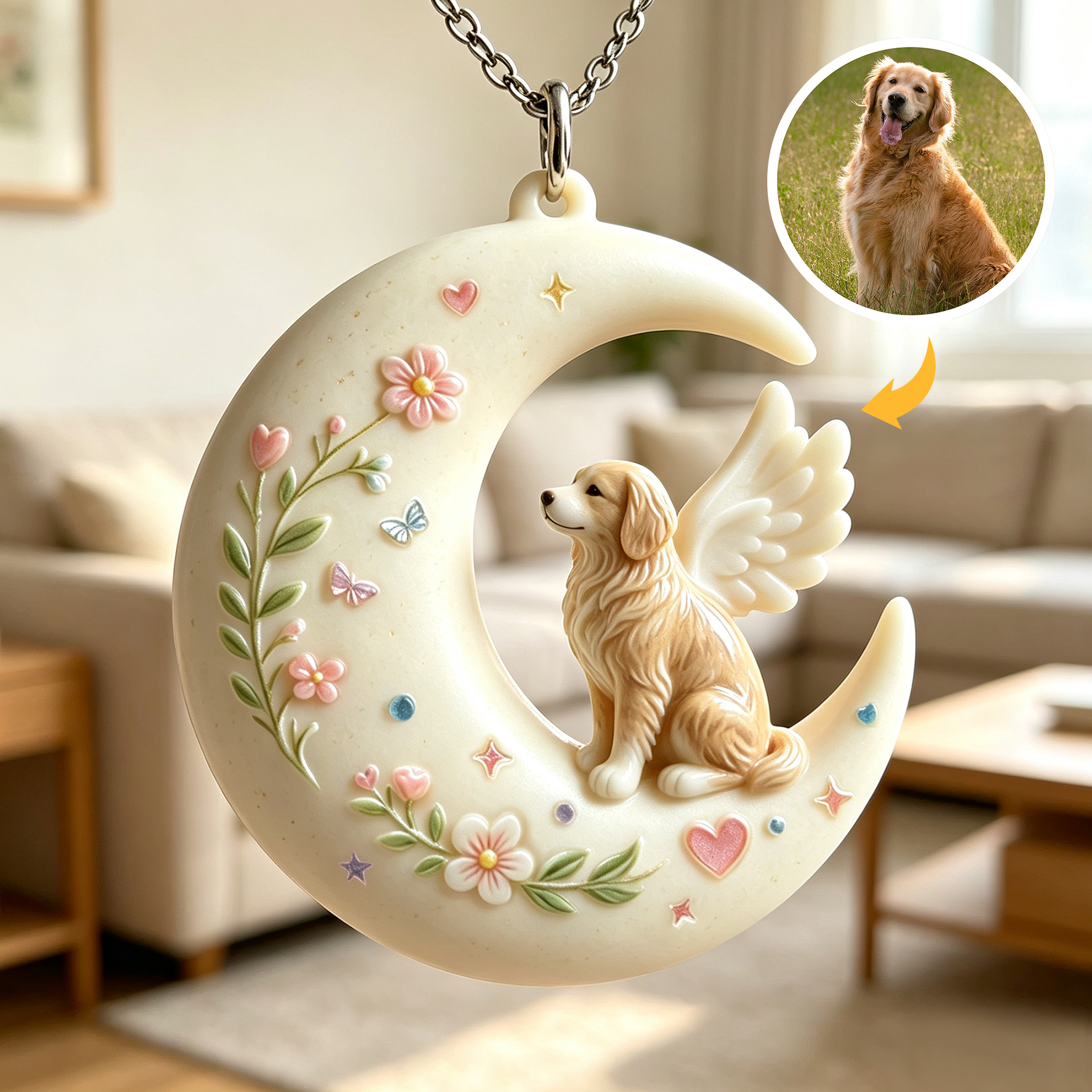 Personalized necklaces, customizable pet pendants, dog and cat portrait necklaces, commemorative gifts, and the perfect present for pet lovers.